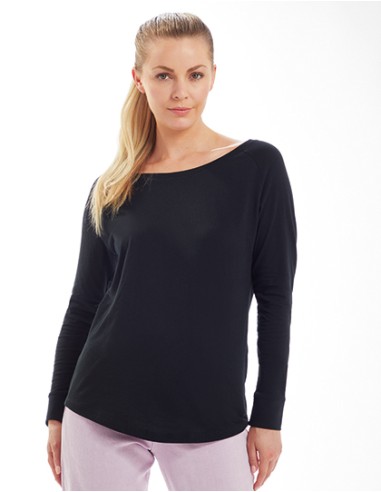 M-M97-Womens Loose Fit Long Sleeve T